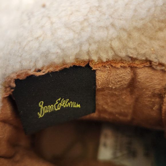 Sam Edelman Caldwell NWT Women's Size 7 Natural Snake Print Leather Duck Boots - Picture 7 of 7